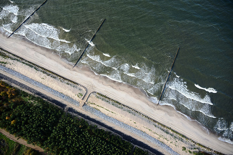 Budowa Ostróg Falochronowych W Darłowie