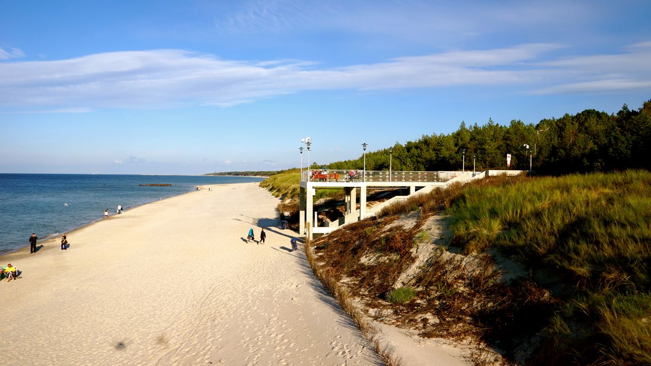 Budowa Zejścia Na Plażę W Grzybowie